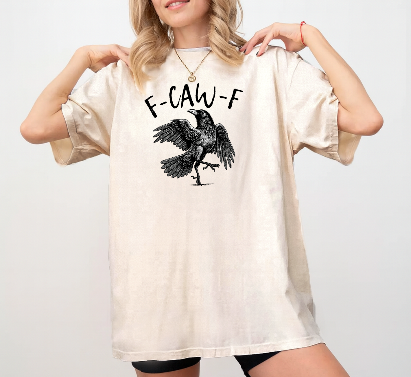 Gothic Crow Funny Raven F-Caw-F T-Shirt – Comfort Colors